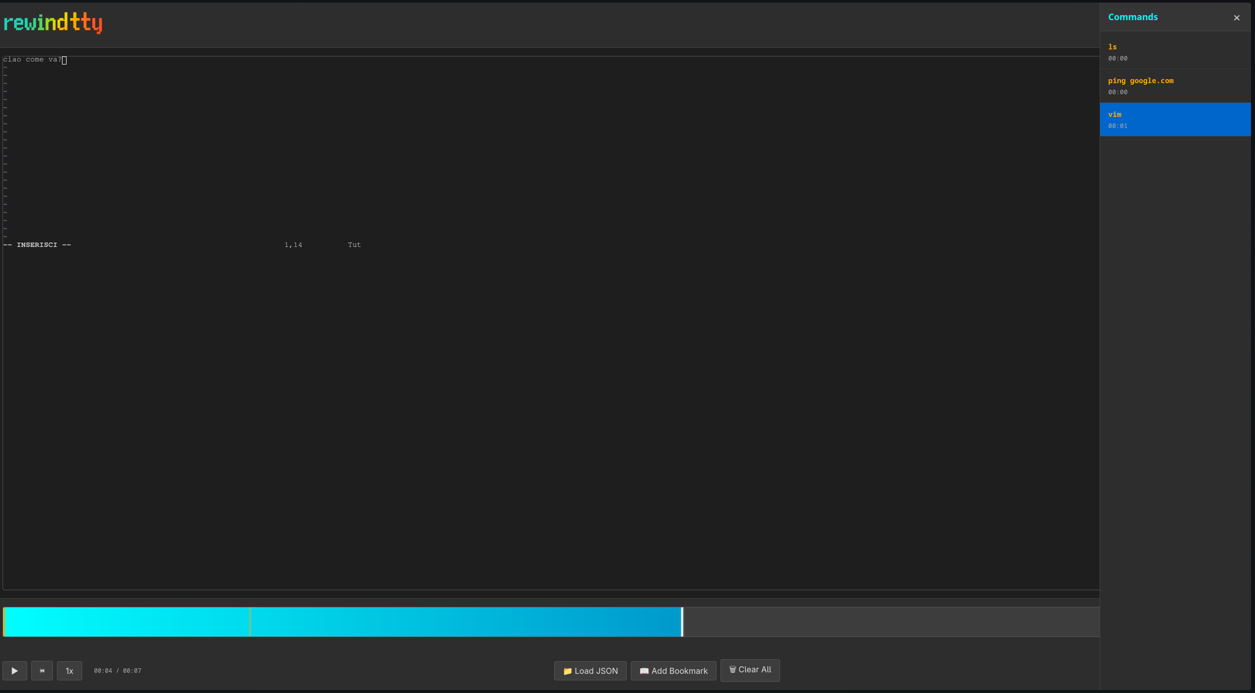 Browser Player Interface